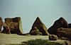 Unique Namib desert rock formations