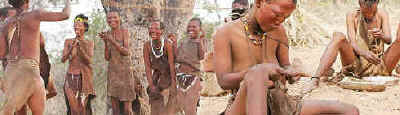 Experience the unique culture ofthe San tribe in Namibia